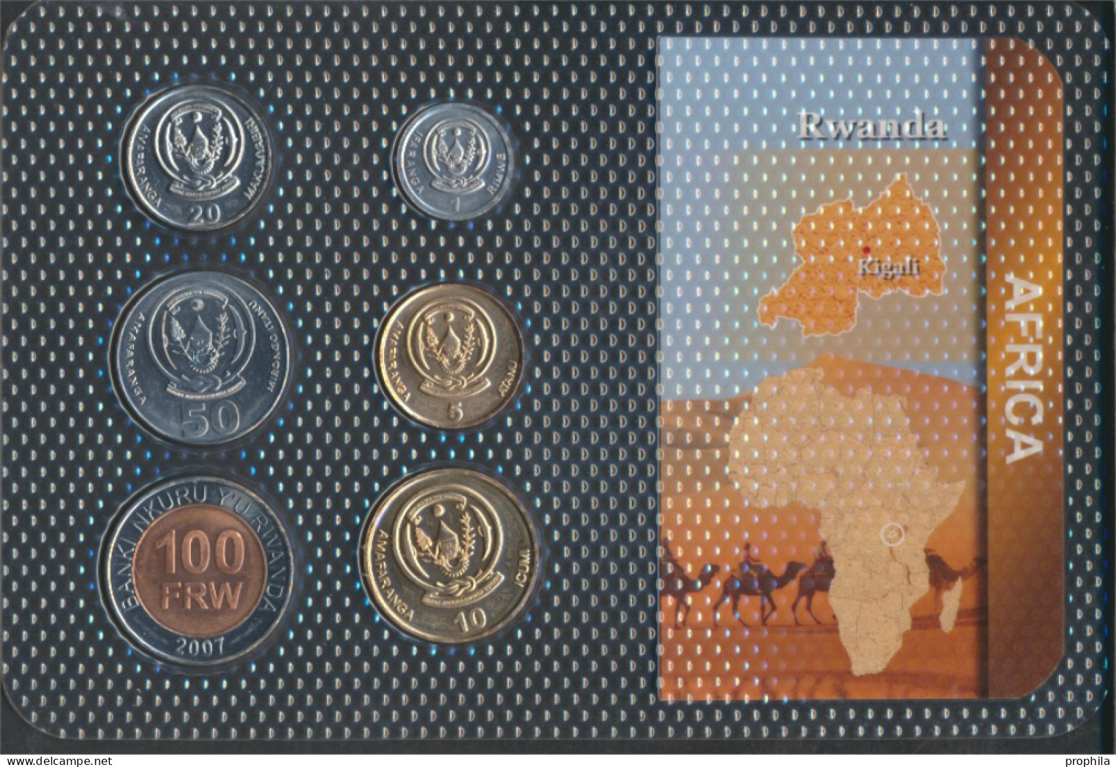 Ruanda Stgl./unzirkuliert Kursmünzen Stgl./unzirkuliert Ab 2003 1 Franc Bis 100 Francs (10091882 - Rwanda