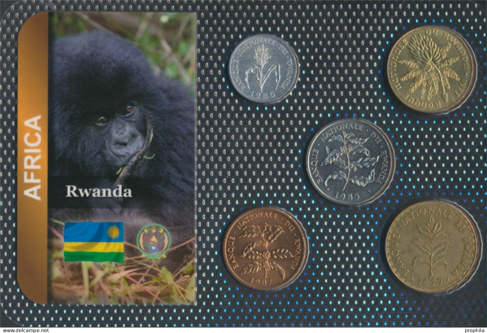 Ruanda Stgl./unzirkuliert Kursmünzen Stgl./unzirkuliert Ab 1977 1 Franc Bis 50 Francs (10091879 - Rwanda