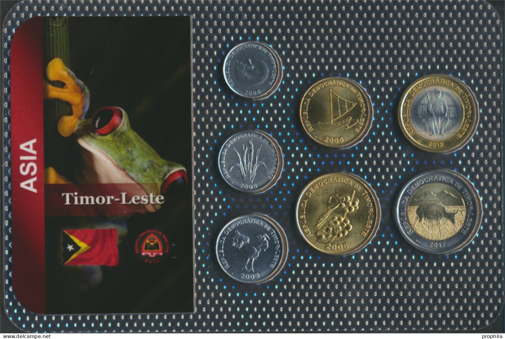 Timor Stgl./unzirkuliert Kursmünzen Stgl./unzirkuliert Ab 2003 1 Centavo Bis 200 Centavos (10092086 - Timor