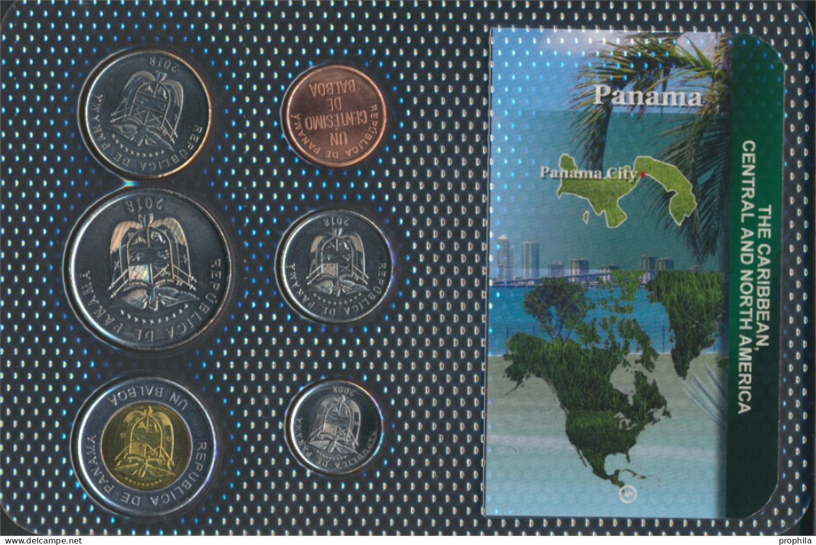 Panama Stgl./unzirkuliert Kursmünzen Stgl./unzirkuliert Ab 1996 1 Centesimo Bis 1 Balboa (10091829 - Panamá