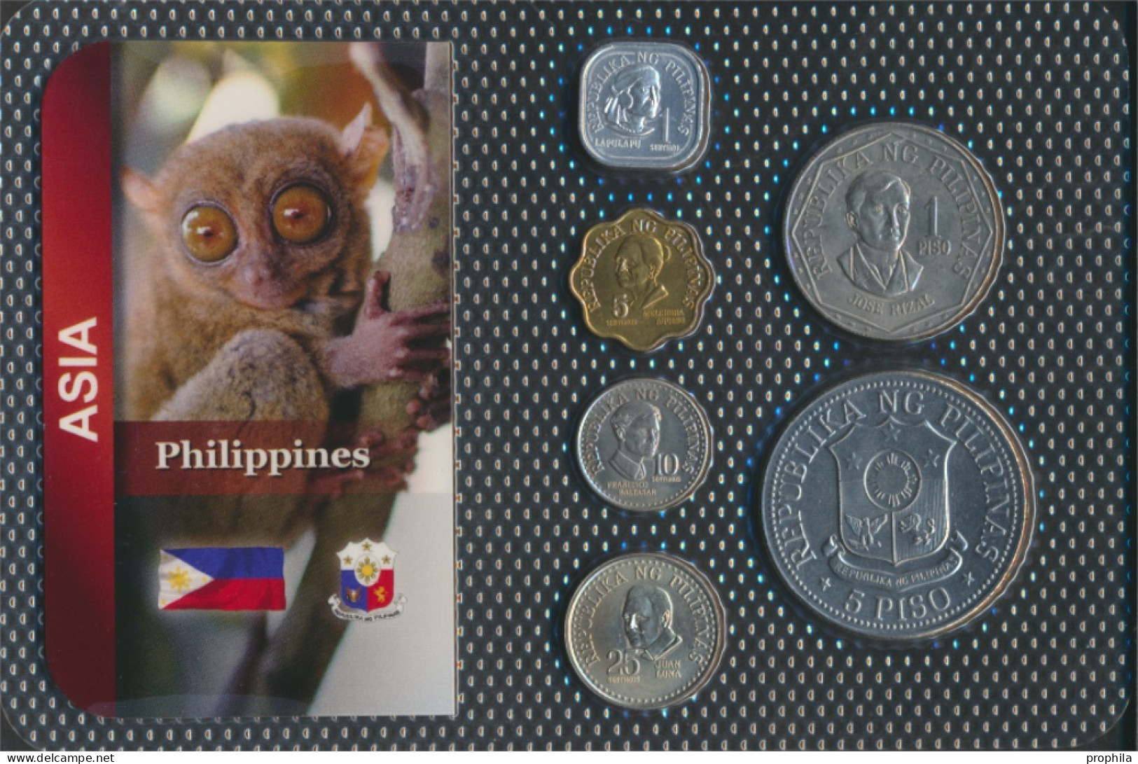 Philippinen Stgl./unzirkuliert Kursmünzen Stgl./unzirkuliert Ab 1975 1 Sentimo Bis 5 Piso (10091759 - Philippines