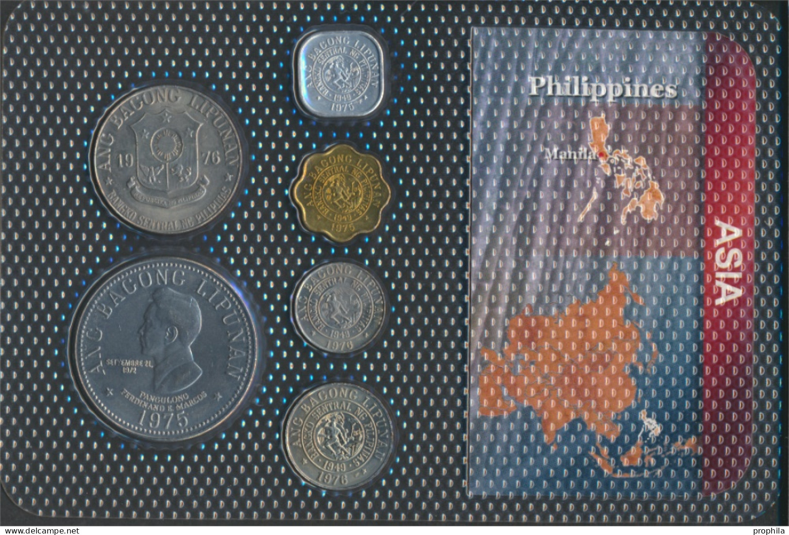 Philippinen Stgl./unzirkuliert Kursmünzen Stgl./unzirkuliert Ab 1975 1 Sentimo Bis 5 Piso (10091759 - Philippines