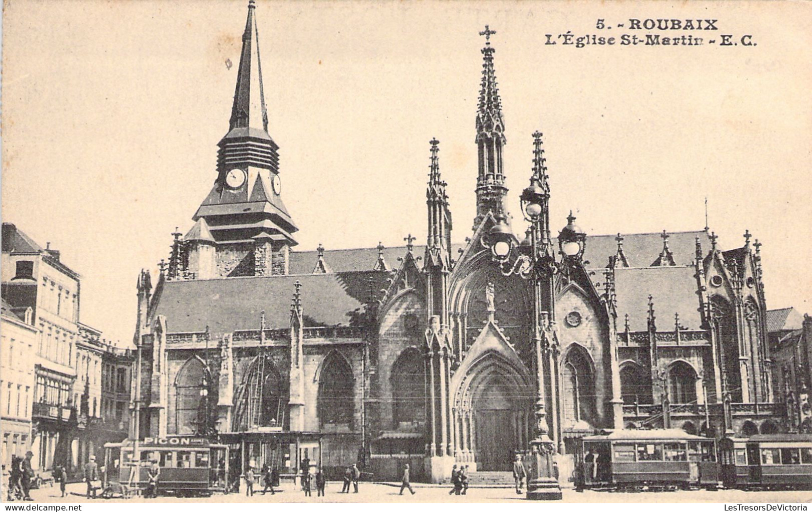 FRANCE - 59 - ROUBAIX - L'église Saint Martin - Carte Postale Ancienne - Roubaix