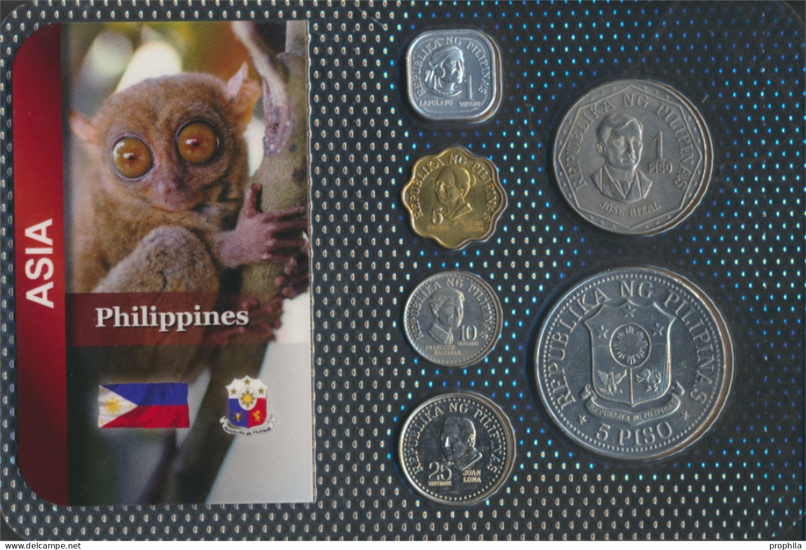 Philippinen Stgl./unzirkuliert Kursmünzen Stgl./unzirkuliert Ab 1975 1 Sentimo Bis 5 Piso (10091762 - Philippines