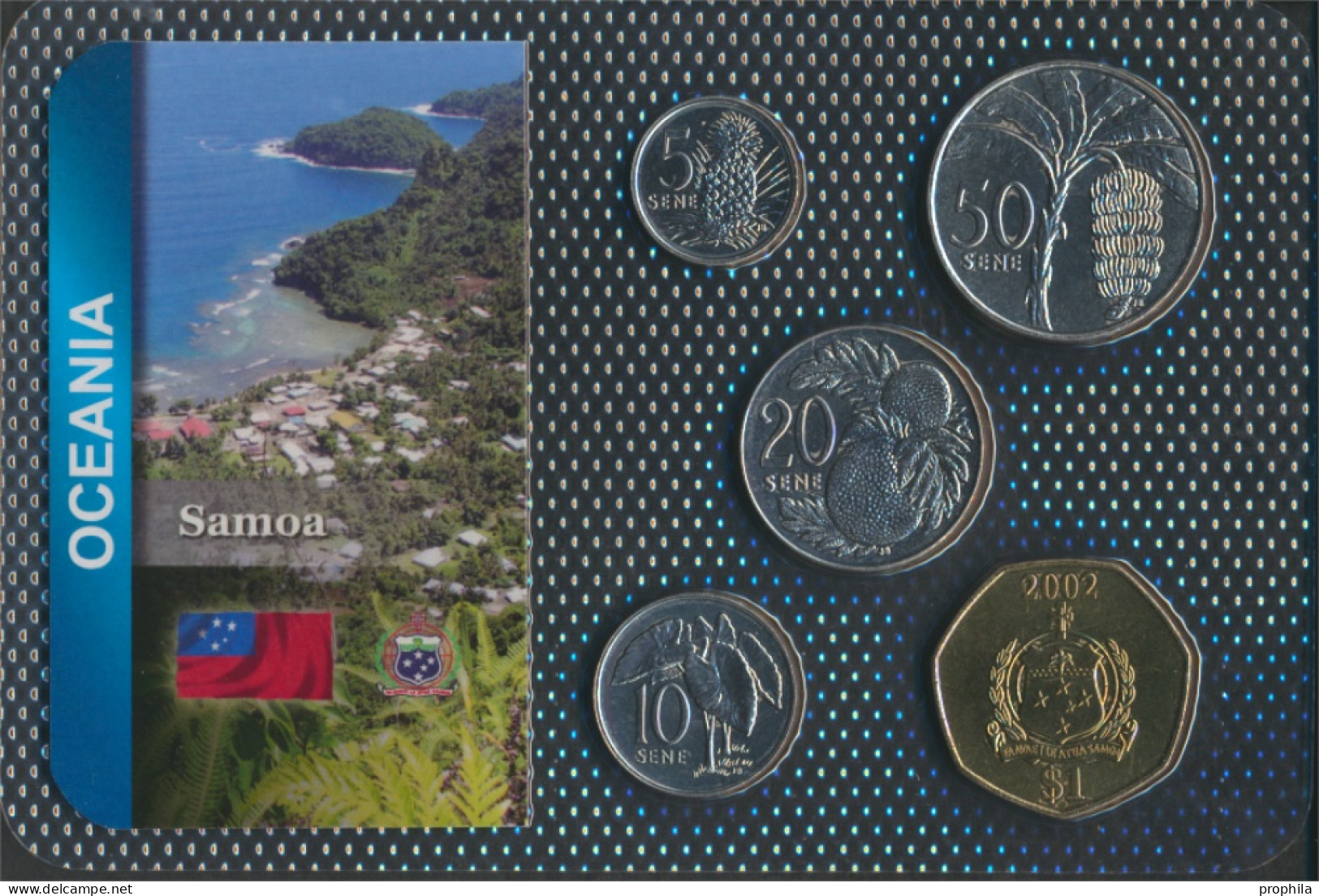 Samoa Stgl./unzirkuliert Kursmünzen Stgl./unzirkuliert Ab 2002 5 Sene Bis 1 Tala (10091852 - Samoa