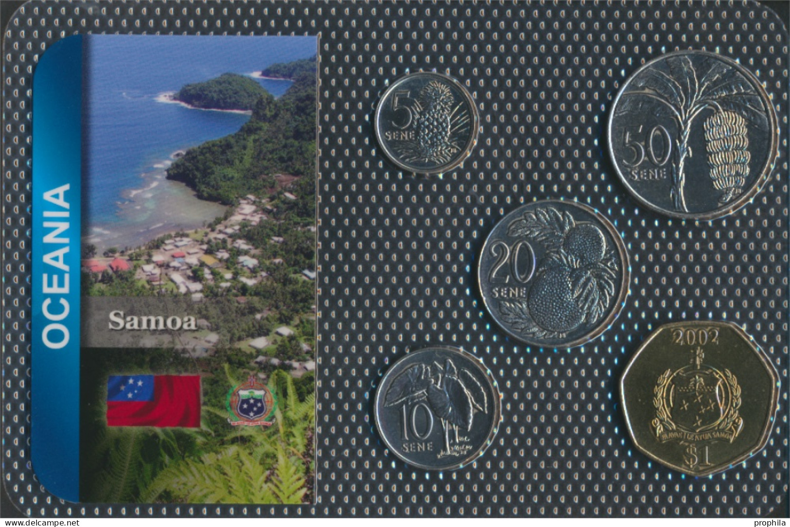 Samoa Stgl./unzirkuliert Kursmünzen Stgl./unzirkuliert Ab 2002 5 Sene Bis 1 Tala (10091853 - Samoa