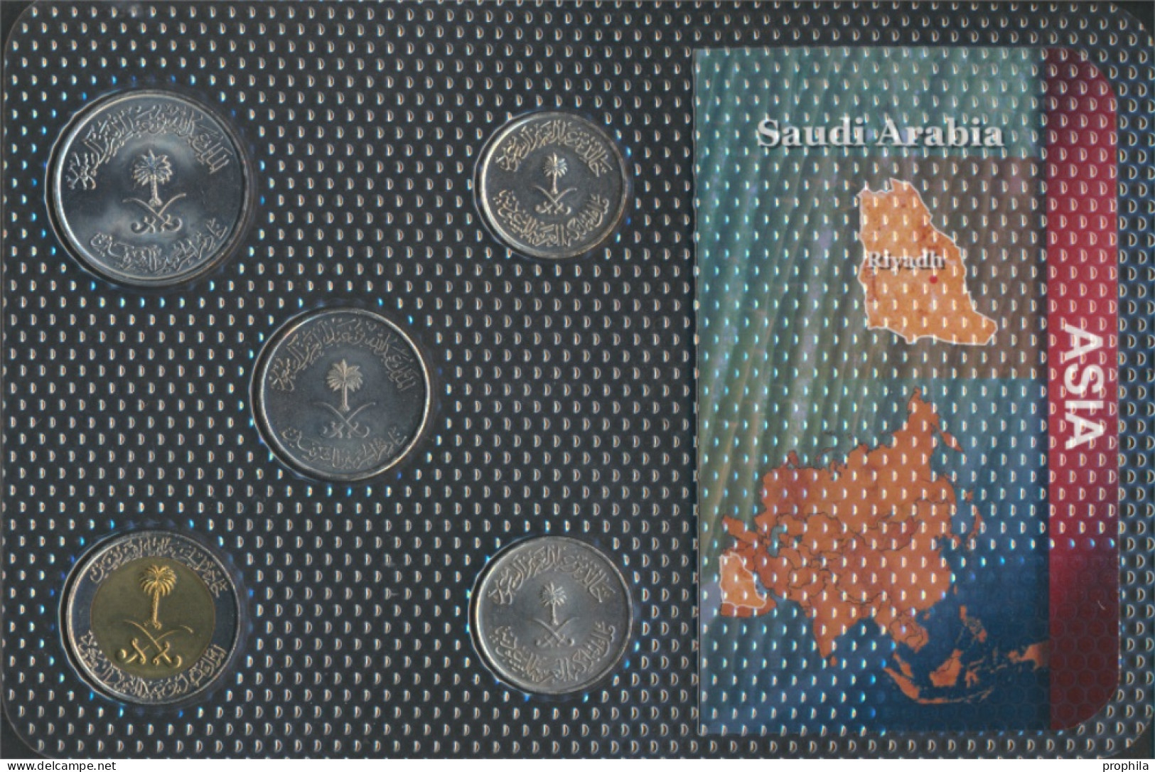 Saudi-Arabien Stgl./unzirkuliert Kursmünzen Stgl./unzirkuliert Ab 1976 5 Halala Bis 100 Halala (10091841 - Saudi Arabia