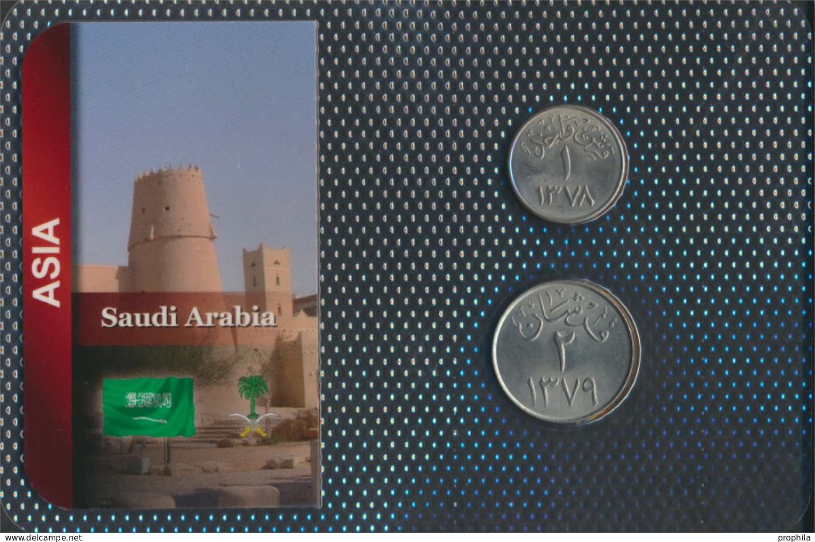 Saudi-Arabien Stgl./unzirkuliert Kursmünzen Stgl./unzirkuliert Ab 1958 1 Ghirsh Bis 2 Ghirsh (10092040 - Saoedi-Arabië