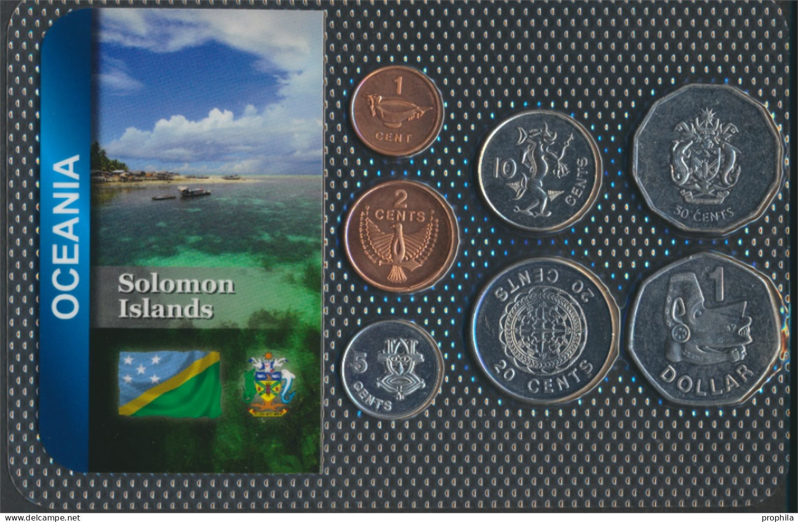 Salomoninseln Stgl./unzirkuliert Kursmünzen Stgl./unzirkuliert Ab 1987 1 Cent Bis 1 Dollar (10092006 - Salomonen
