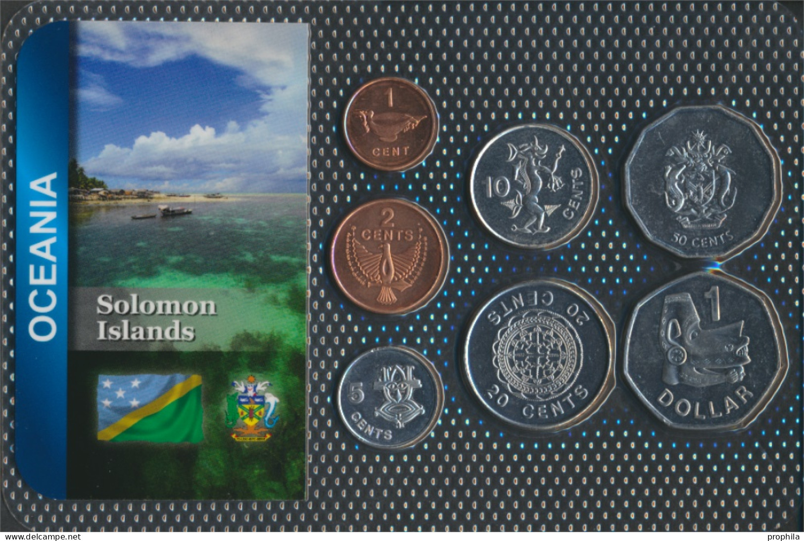 Salomoninseln Stgl./unzirkuliert Kursmünzen Stgl./unzirkuliert Ab 1987 1 Cent Bis 1 Dollar (10092011 - Solomon Islands