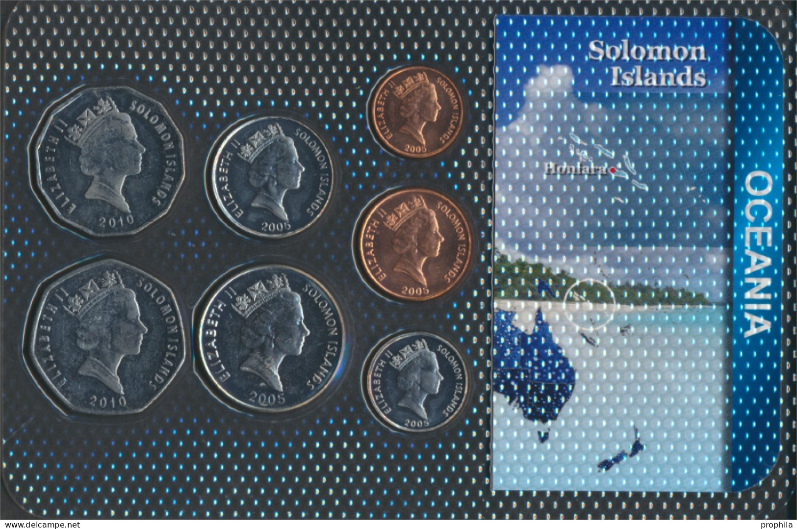Salomoninseln Stgl./unzirkuliert Kursmünzen Stgl./unzirkuliert Ab 1987 1 Cent Bis 1 Dollar (10092012 - Salomonen