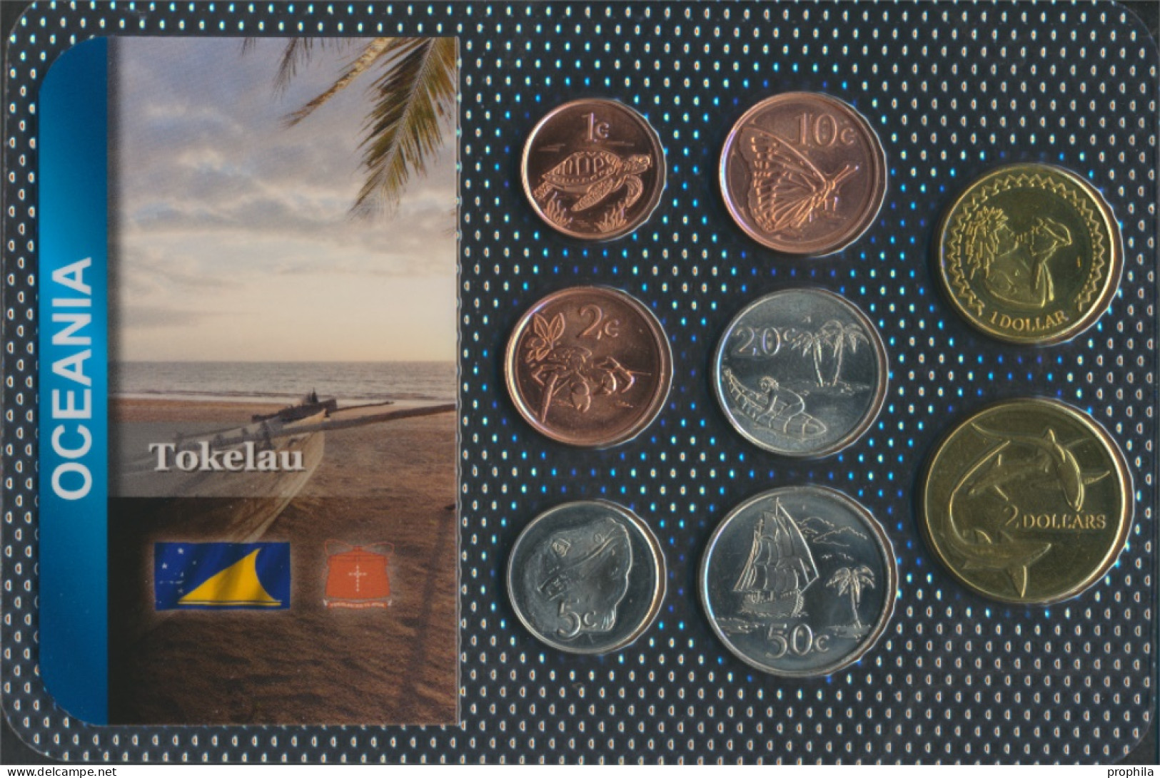 Tokelau 2017 Stgl./unzirkuliert Kursmünzen 2017 1 Cent Bis 2 Dollars (10092080 - Non Classés