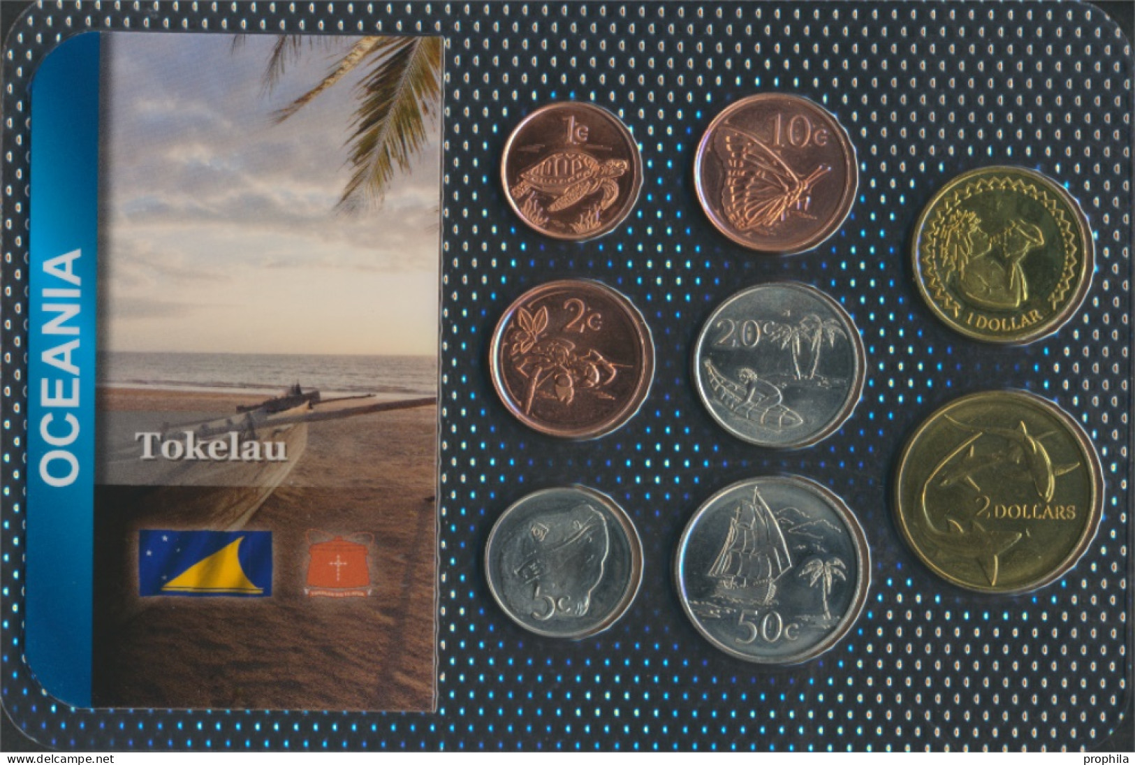 Tokelau 2017 Stgl./unzirkuliert Kursmünzen 2017 1 Cent Bis 2 Dollars (10092082 - Zonder Classificatie