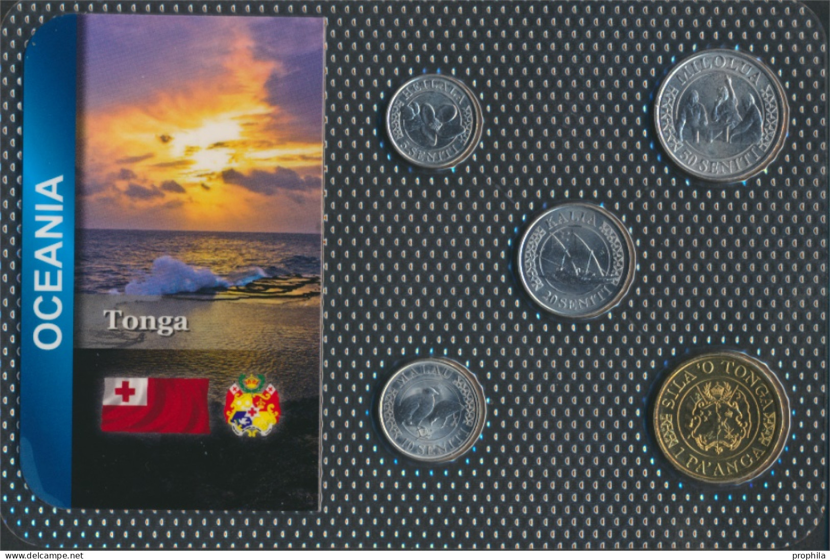 Tonga 2015 Stgl./unzirkuliert Kursmünzen 2015 5 Seniti Bis 1 Paanga (10092138 - Tonga