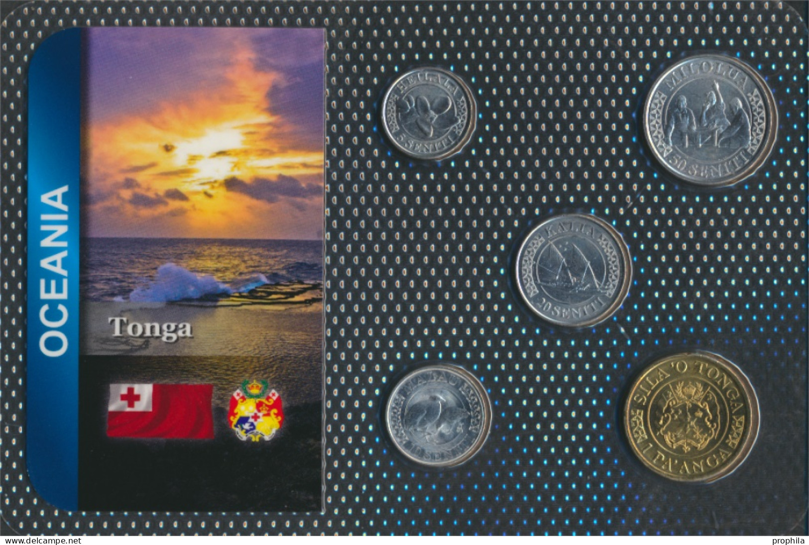 Tonga 2015 Stgl./unzirkuliert Kursmünzen 2015 5 Seniti Bis 1 Paanga (10092139 - Tonga