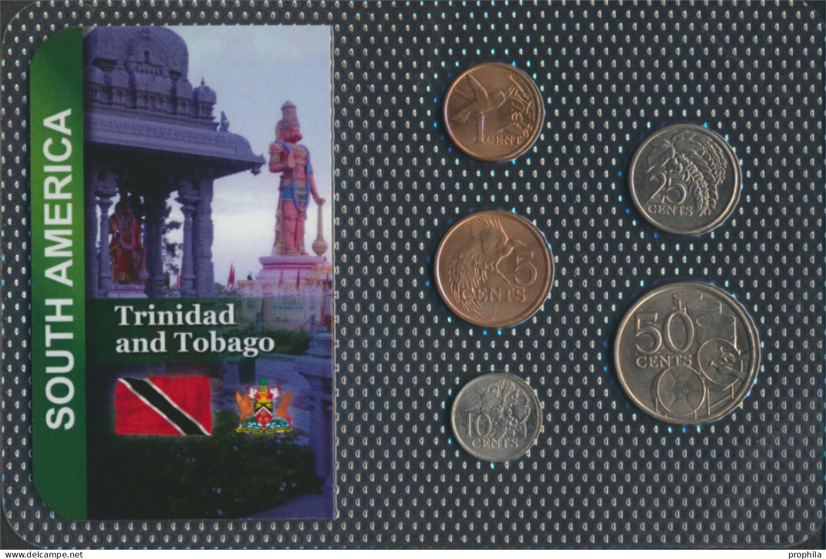 Trinidad Und Tobago Stgl./unzirkuliert Kursmünzen Stgl./unzirkuliert Ab 1973 1 Cent Bis 50 Cents (10092077 - Trinidad En Tobago