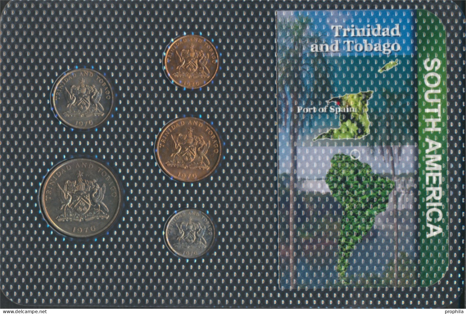 Trinidad Und Tobago Stgl./unzirkuliert Kursmünzen Stgl./unzirkuliert Ab 1973 1 Cent Bis 50 Cents (10092079 - Trindad & Tobago