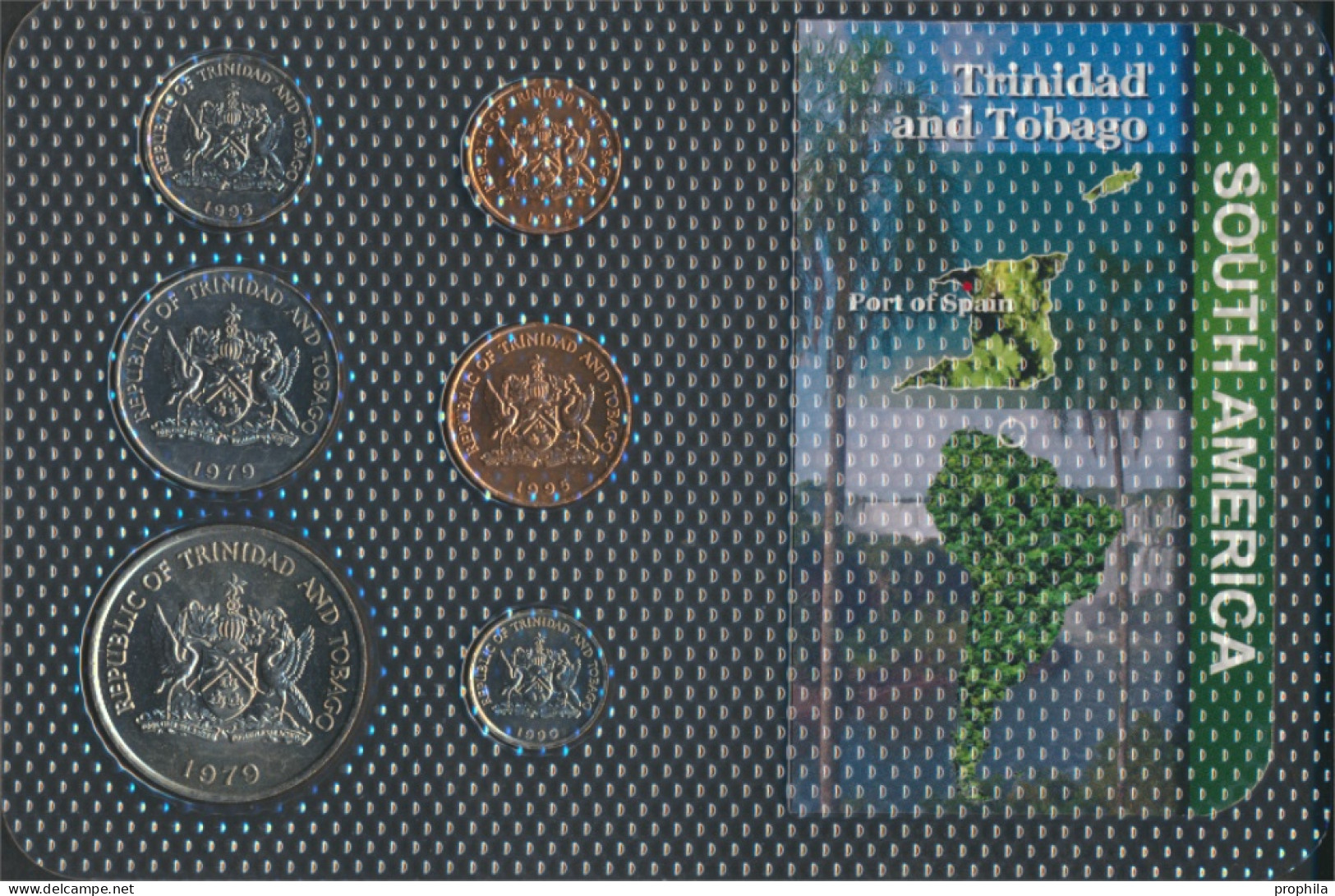 Trinidad Und Tobago Stgl./unzirkuliert Kursmünzen Stgl./unzirkuliert Ab 1978 1 Cent Bis 1 Dollar (10092075 - Trinidad Y Tobago