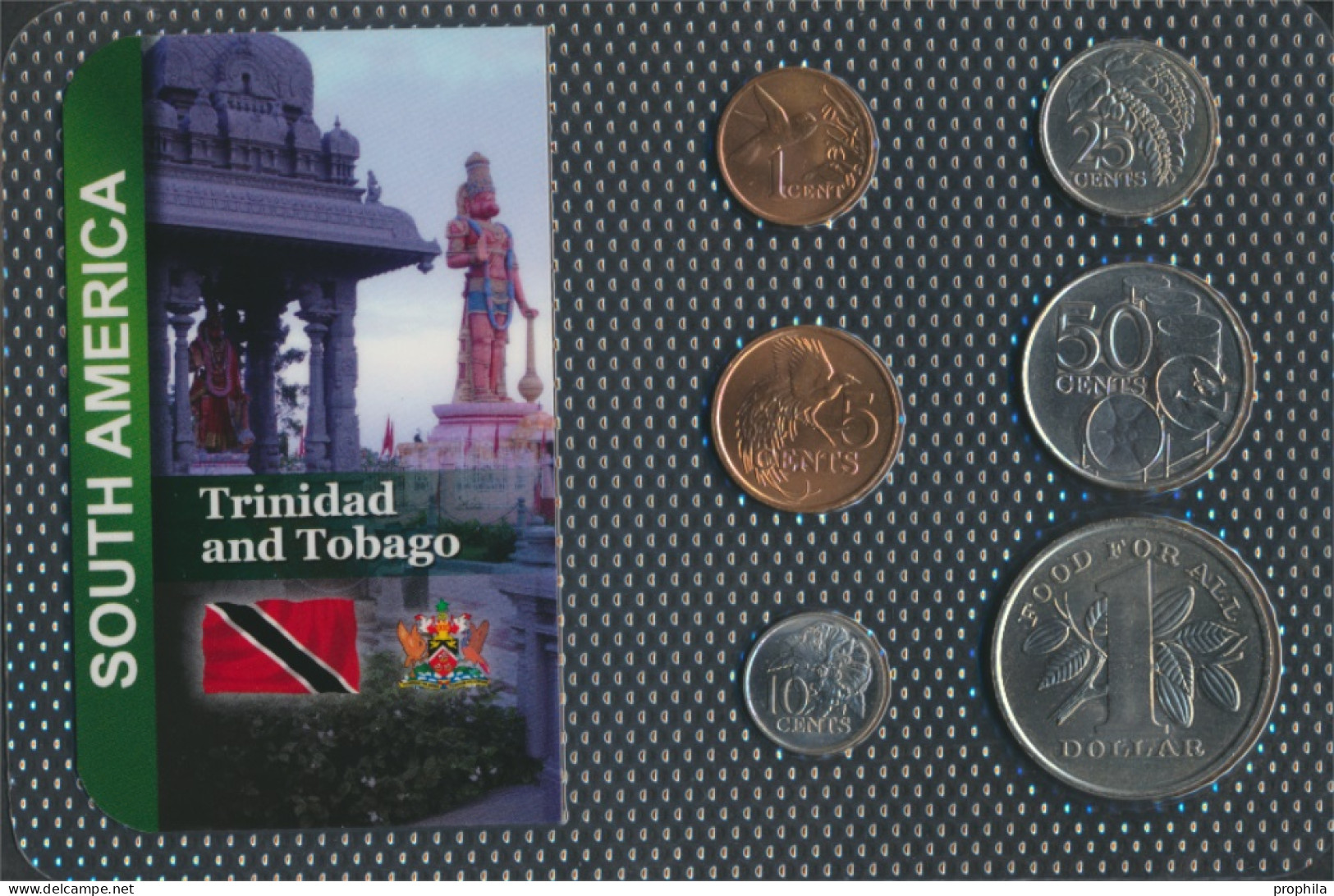 Trinidad Und Tobago Stgl./unzirkuliert Kursmünzen Stgl./unzirkuliert Ab 1978 1 Cent Bis 1 Dollar (10092076 - Trinidad & Tobago