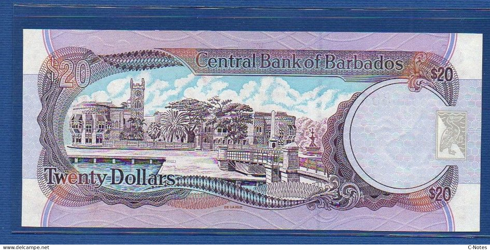 BARBADOS - P.63A –  20 DOLLARS ND 2000 XF, S/n D47756864 - Barbados