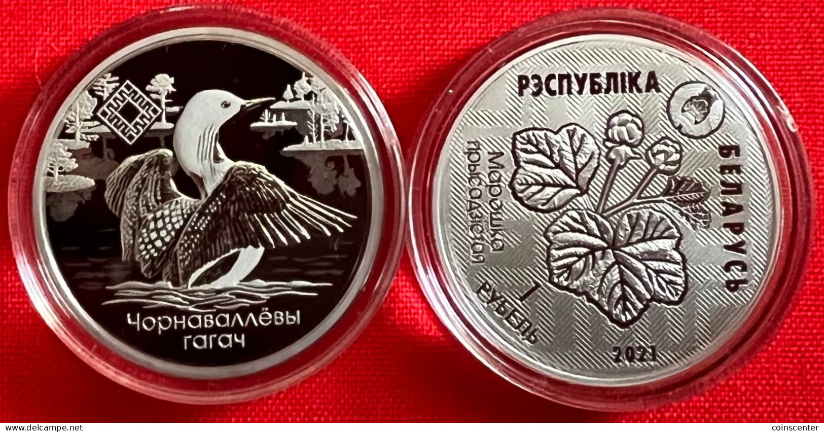 Belarus 1 Rouble 2021 "Bird Yelnya" Cu-Ni PROOF - Bielorussia