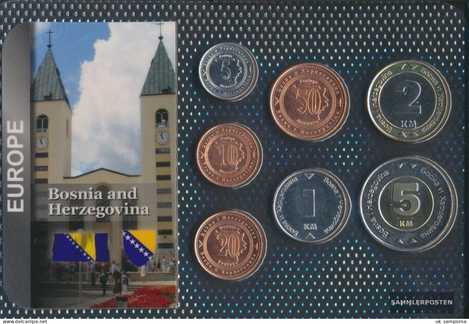 Bosnia-Herzegovina Stgl./unzirkuliert Kursmünzen Stgl./unzirkuliert From 1998 5 Feninga Until 5 Konvertible Mark - Bosnië En Herzegovina