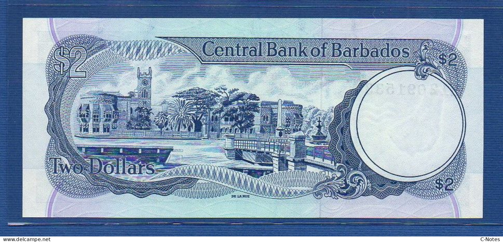 BARBADOS - P.42 –  2 DOLLARS ND 1993 UNC-, S/n H12 091533 - Barbados (Barbuda)