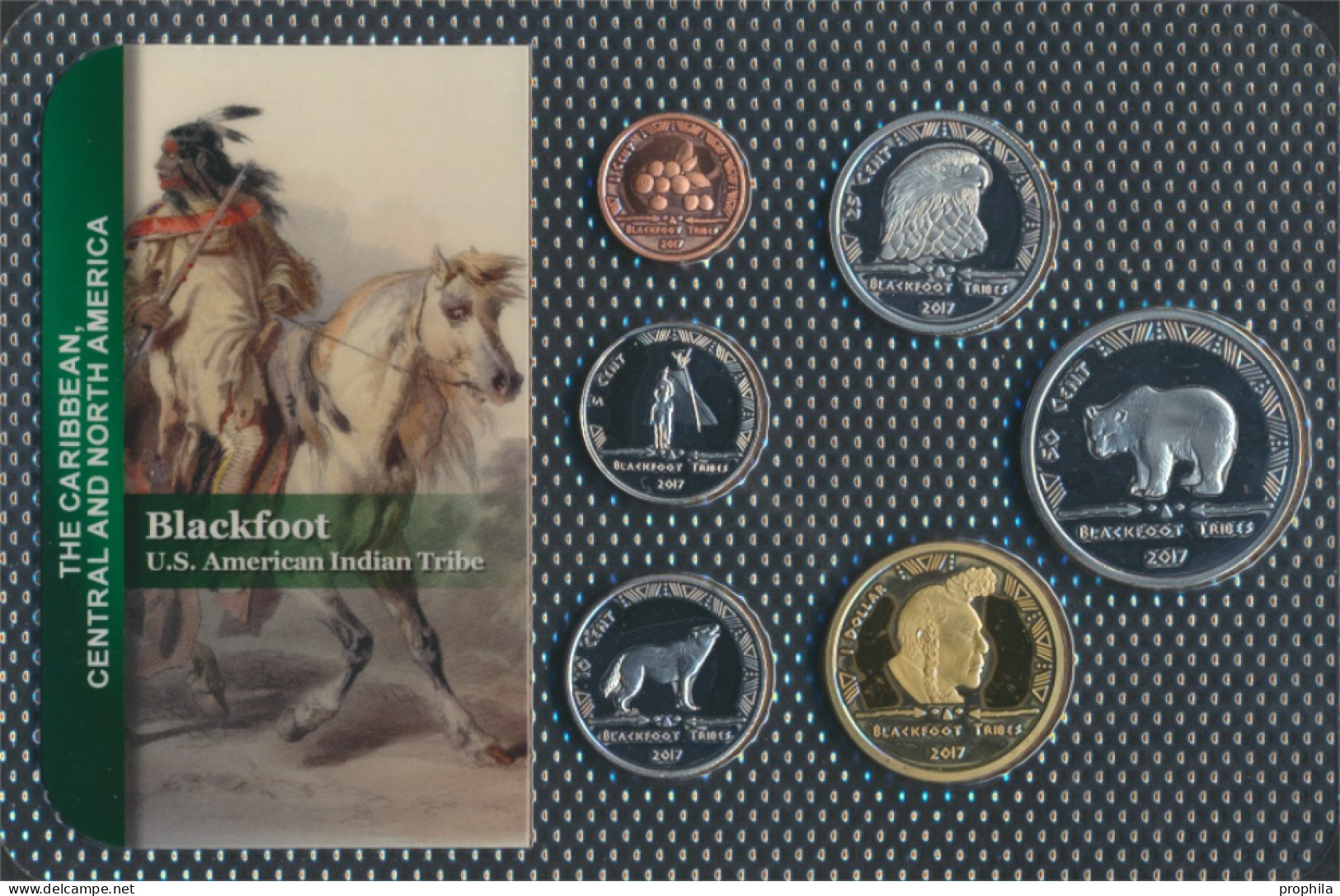 USA 2017 Stgl./unzirkuliert Kursmünzen 2017 1 Cent Bis 1 Dollar Blackfoot (10092437 - Münzsets