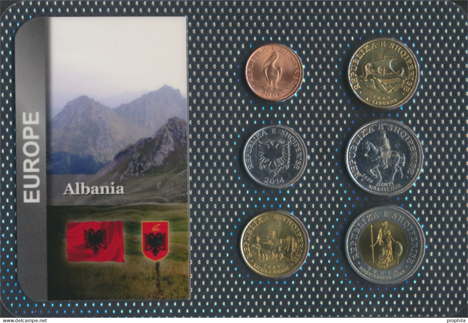 Albanien Stgl./unzirkuliert Kursmünzen Stgl./unzirkuliert Ab 1995 1 Leke Bis 100 Leke (10091223 - Albania