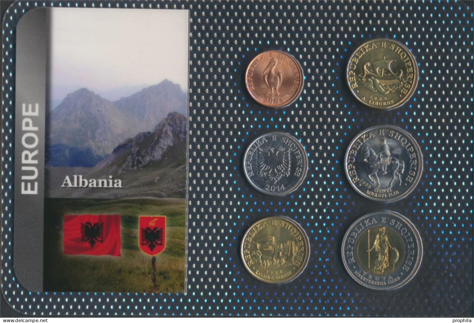 Albanien Stgl./unzirkuliert Kursmünzen Stgl./unzirkuliert Ab 1995 1 Leke Bis 100 Leke (10091227 - Albanien