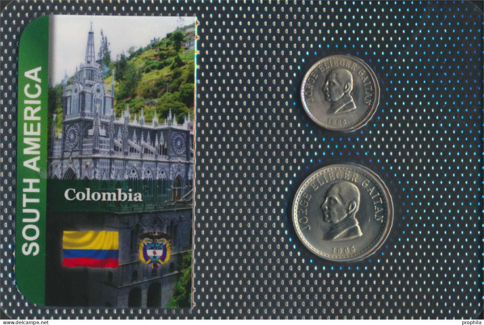 Kolumbien 1965 Stgl./unzirkuliert Kursmünzen 1965 20 Centavos Bis 50 Centavos (10091408 - Colombia