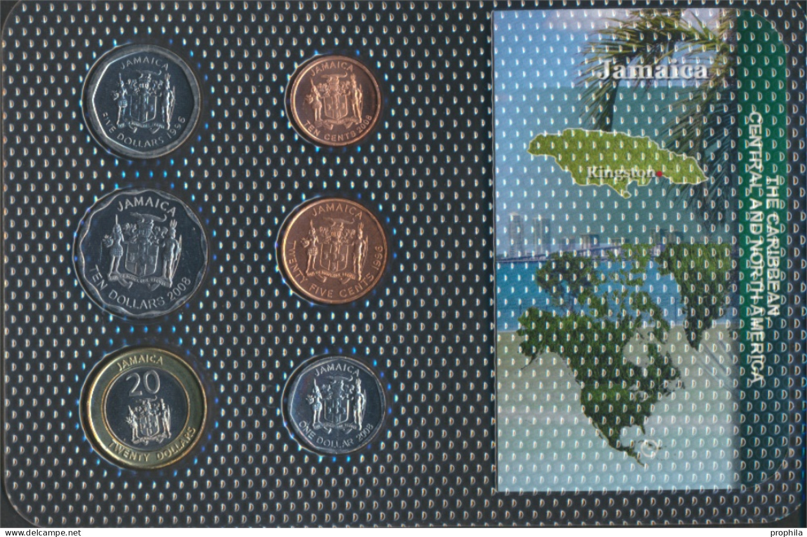 Jamaica Stgl./unzirkuliert Kursmünzen Stgl./unzirkuliert Ab 1994 10 Cents Bis 20 Dollars (10091542 - Jamaica