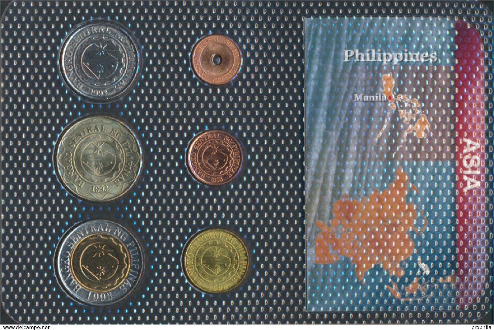 Philippinen Stgl./unzirkuliert Kursmünzen Stgl./unzirkuliert Ab 1995 5 Sentimos Bis 10 Piso (10091799 - Philippines