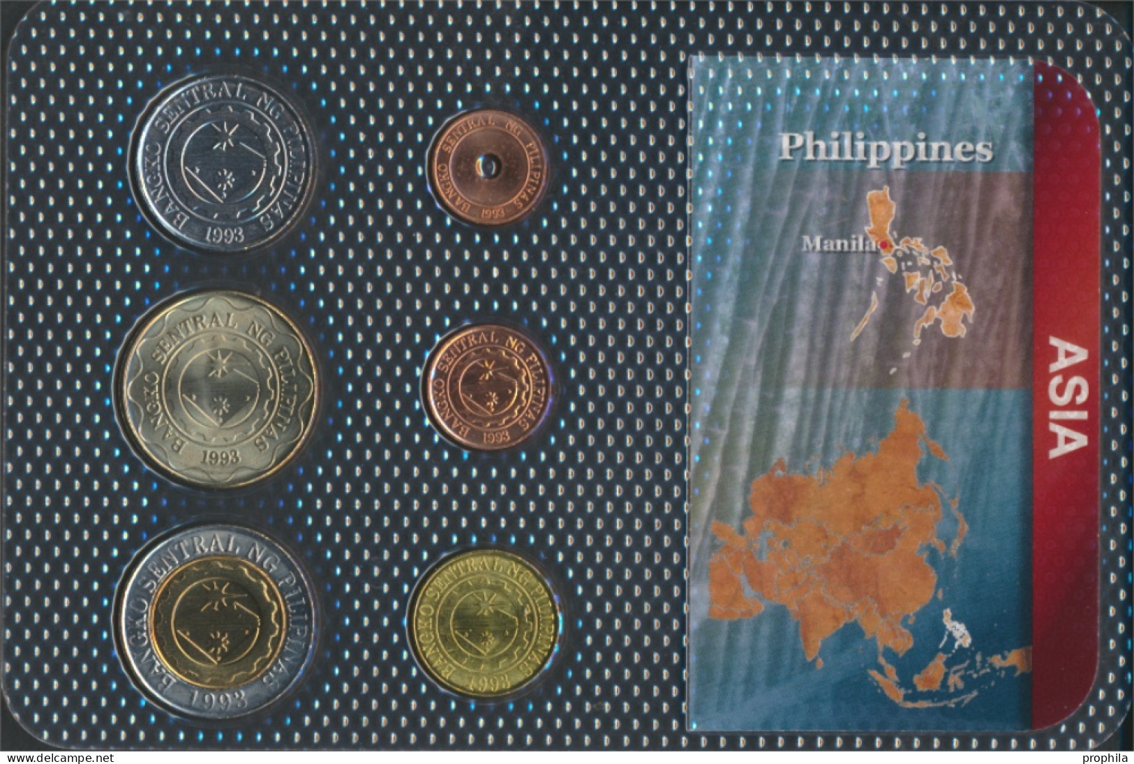Philippinen Stgl./unzirkuliert Kursmünzen Stgl./unzirkuliert Ab 1995 5 Sentimos Bis 10 Piso (10091803 - Philippines