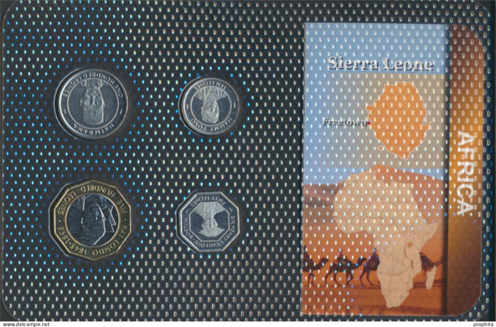 Sierra Leone Stgl./unzirkuliert Kursmünzen Stgl./unzirkuliert Ab 1996 10 Leone Bis 500 Leones (10092016 - Sierra Leone