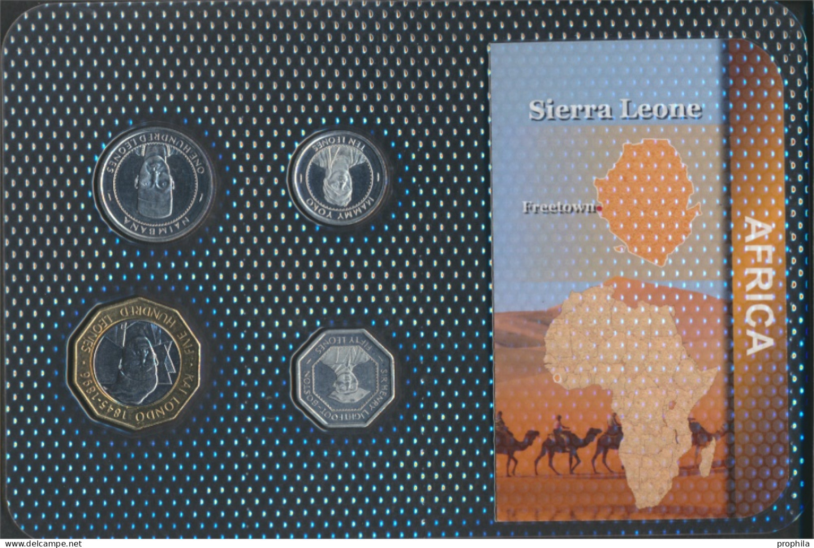 Sierra Leone Stgl./unzirkuliert Kursmünzen Stgl./unzirkuliert Ab 1996 10 Leone Bis 500 Leones (10092018 - Sierra Leone