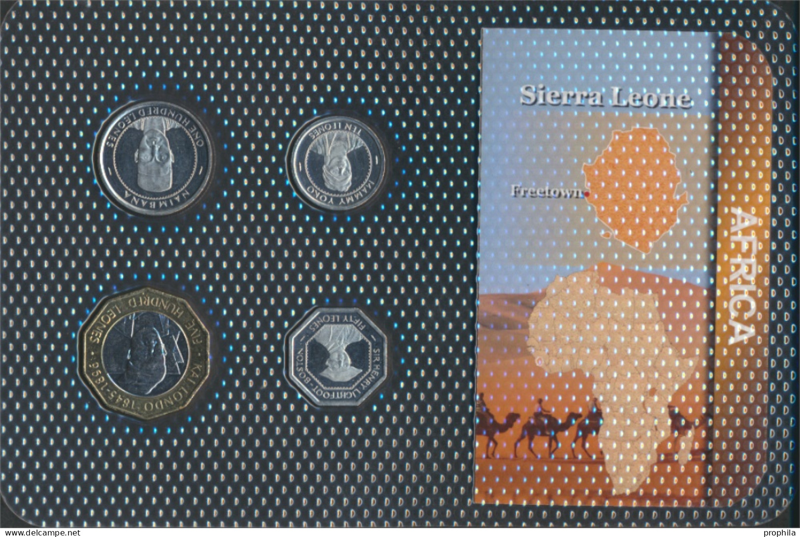 Sierra Leone Stgl./unzirkuliert Kursmünzen Stgl./unzirkuliert Ab 1996 10 Leone Bis 500 Leones (10092019 - Sierra Leone