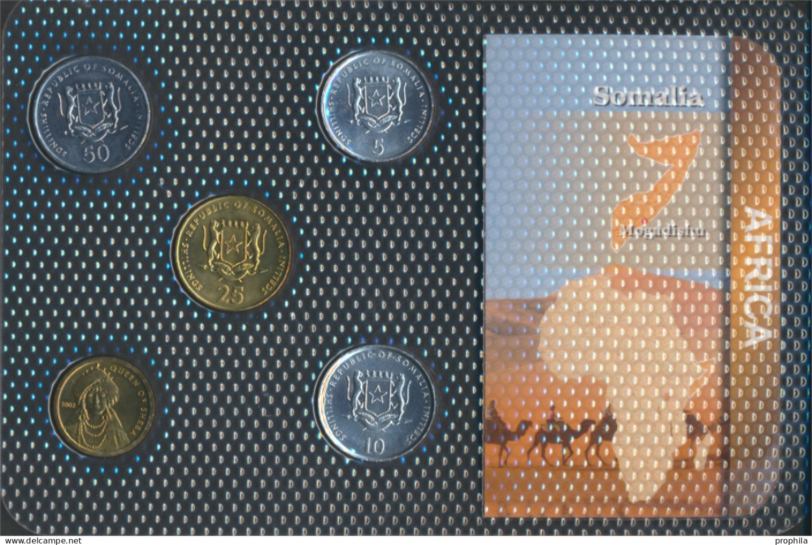 Somalia Stgl./unzirkuliert Kursmünzen Stgl./unzirkuliert Ab 1999 5 Shillings Bis 100 Shillings (10091988 - Somalia