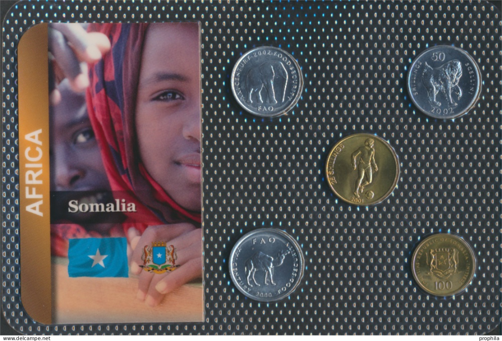 Somalia Stgl./unzirkuliert Kursmünzen Stgl./unzirkuliert Ab 1999 5 Shillings Bis 100 Shillings (10091996 - Somalia