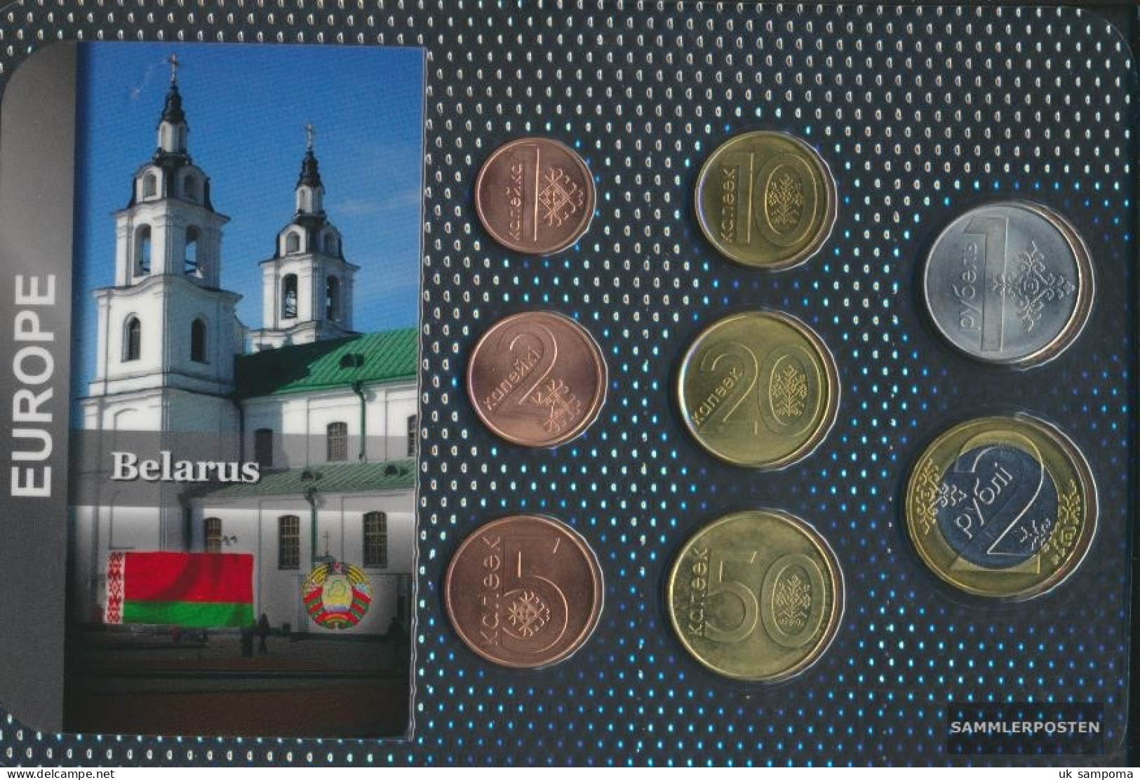 Weißrussland 2009 Stgl./unzirkuliert Kursmünzen Stgl./unzirkuliert 2009 1 Kopeks Until 2 Rubles - Bielorussia