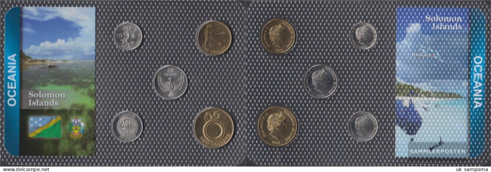 Salomoninseln 2012 Stgl./unzirkuliert Kursmünzen Stgl./unzirkuliert 2012 10 Cents Until 2 Dollars - Salomonen