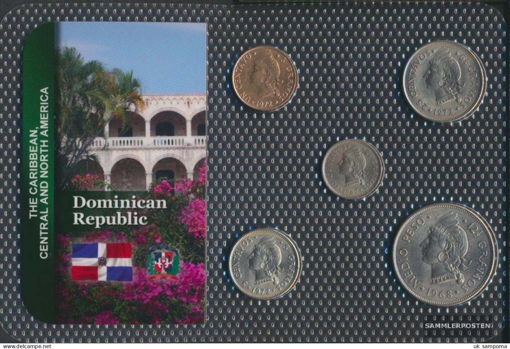 Dominican Republic Stgl./unzirkuliert Kursmünzen Stgl./unzirkuliert From 1937 1 Centavo Until 1/2 Peso - Dominikanische Rep.