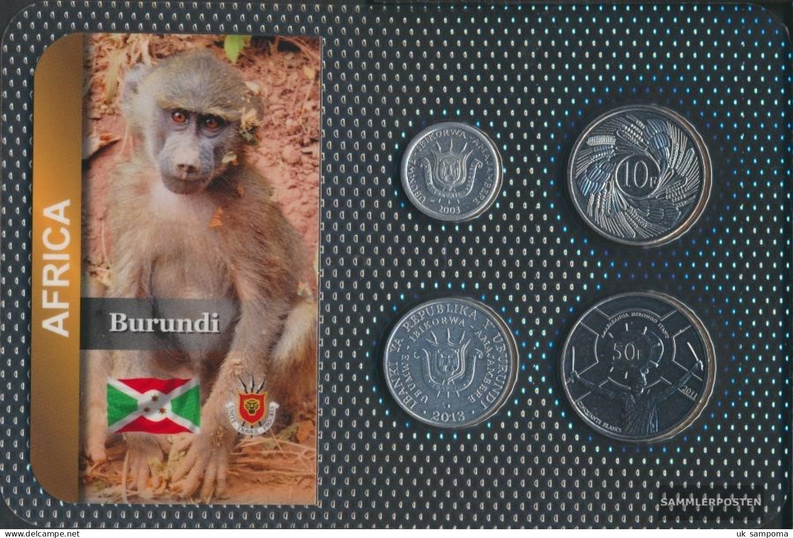 Burundi Stgl./unzirkuliert Kursmünzen Stgl./unzirkuliert From 1976 1 Franc Until 50 Francs - Burundi