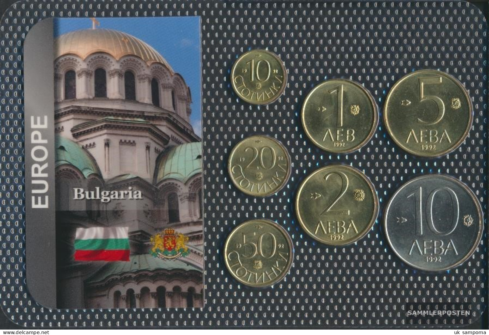 Bulgaria 1992 Stgl./unzirkuliert Kursmünzen Stgl./unzirkuliert 1992 10 Stotinki Until 10 Lev - Bulgaria