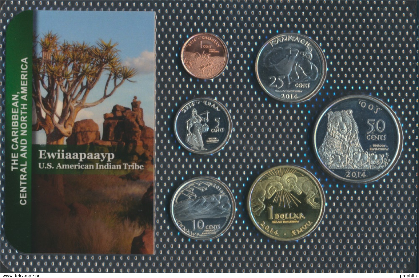 USA 2014 Stgl./unzirkuliert Kursmünzen 2014 1 Cent Bis 1 Dollar Ewiiaapaayp (10092416 - Mint Sets