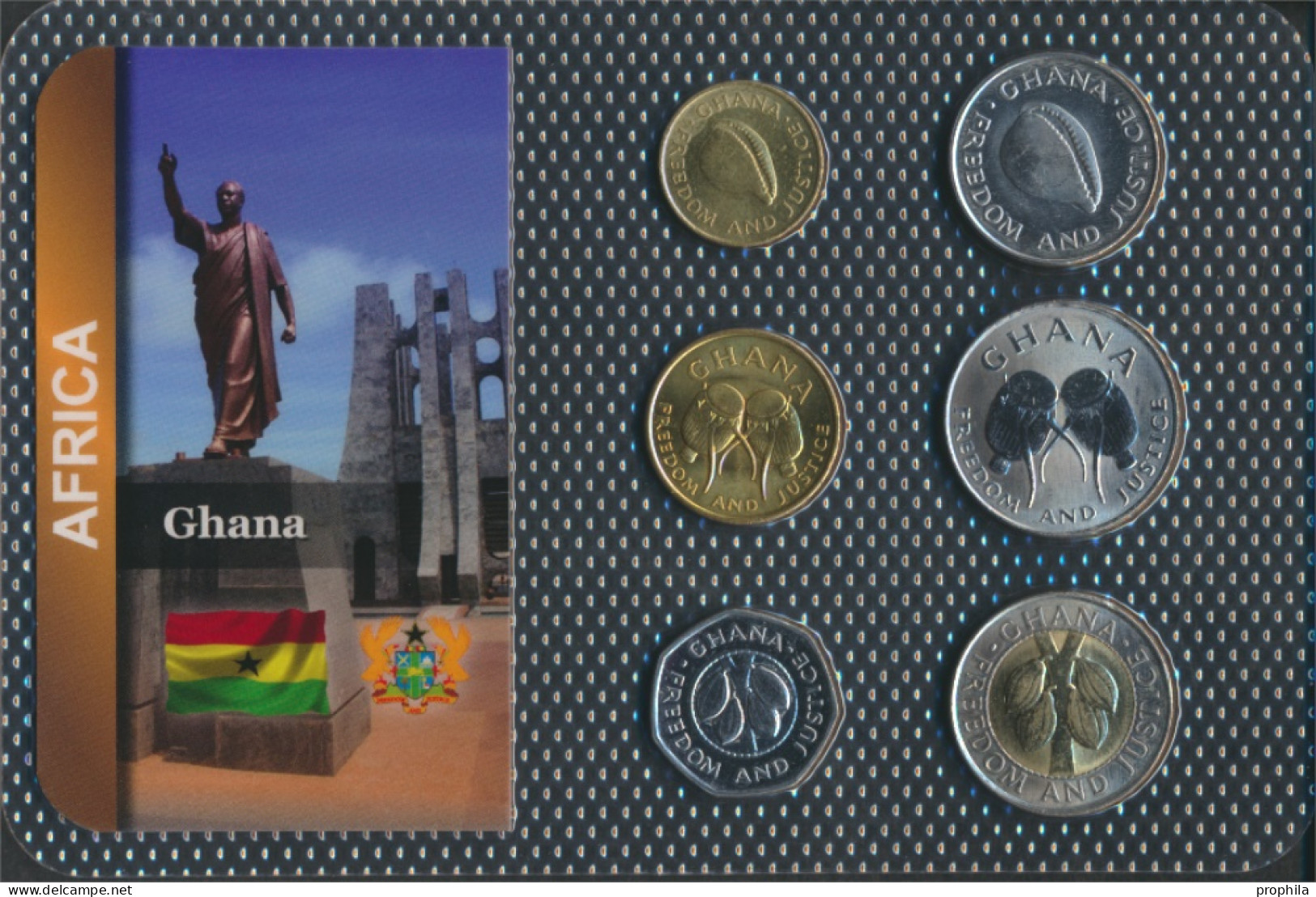 Ghana Stgl./unzirkuliert Kursmünzen Stgl./unzirkuliert Ab 1984 1 Cedis Bis 100 Cedis (10092172 - Ghana