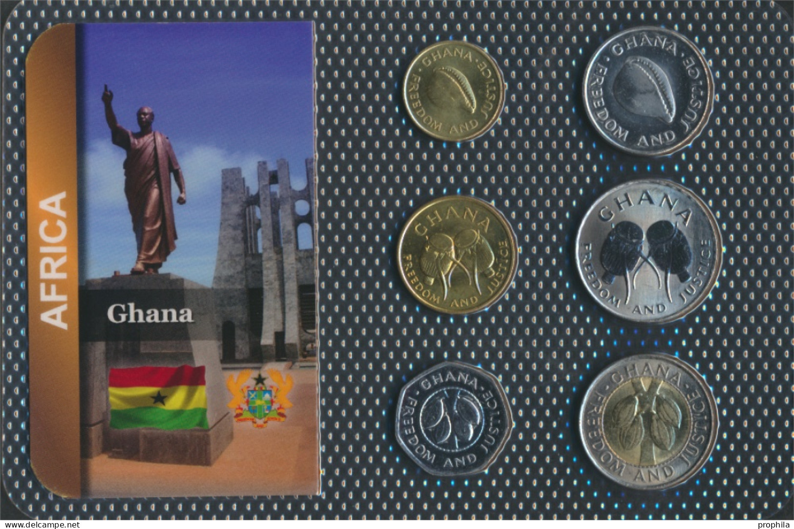 Ghana Stgl./unzirkuliert Kursmünzen Stgl./unzirkuliert Ab 1984 1 Cedis Bis 100 Cedis (10092174 - Ghana