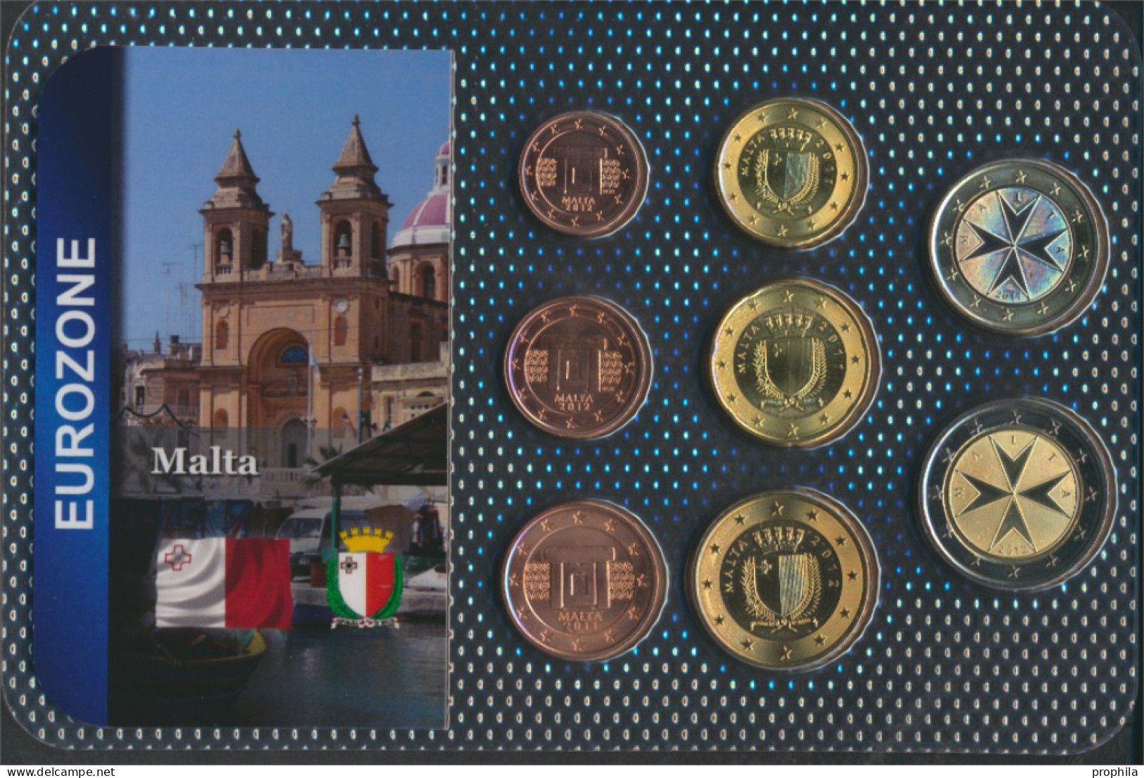 Malta Stgl./unzirkuliert Kursmünzen Stgl./unzirkuliert Ab 2008 1 Cent Bis 1 Euro (10092144 - Malte