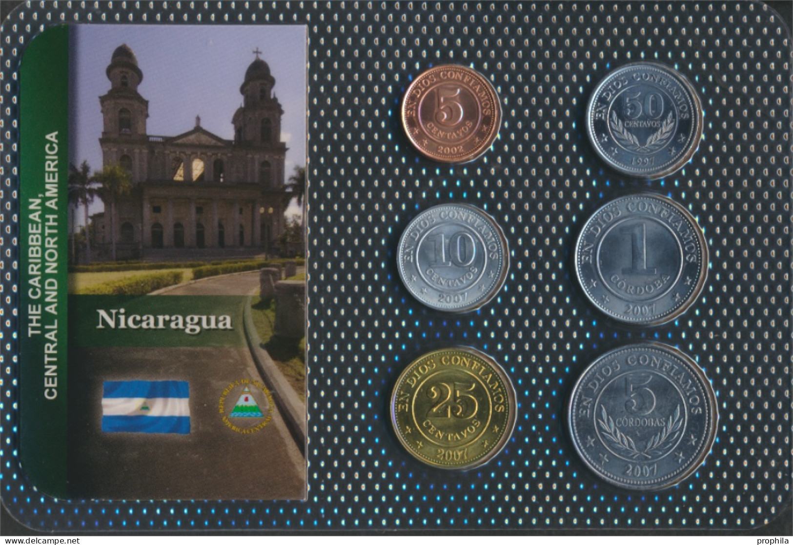 Nicaragua Stgl./unzirkuliert Kursmünzen Stgl./unzirkuliert Ab 1997 5 Centavos Bis 5 Cordobas (10092335 - Nicaragua