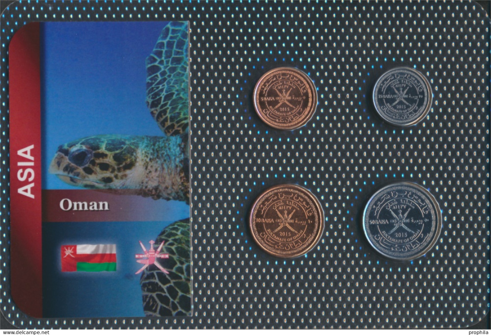 Oman 2015 Stgl./unzirkuliert Kursmünzen 2015 5 Baisa Bis 50 Baisa (10092327 - Oman